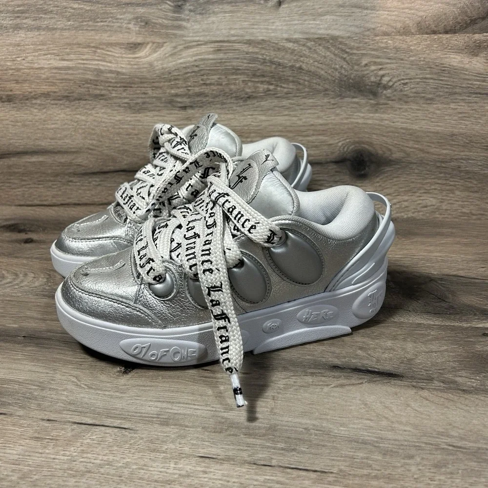 Puma La France Written‎ In Chrome Pack Silver Mist - Size 5 LaFrance Melo Ball